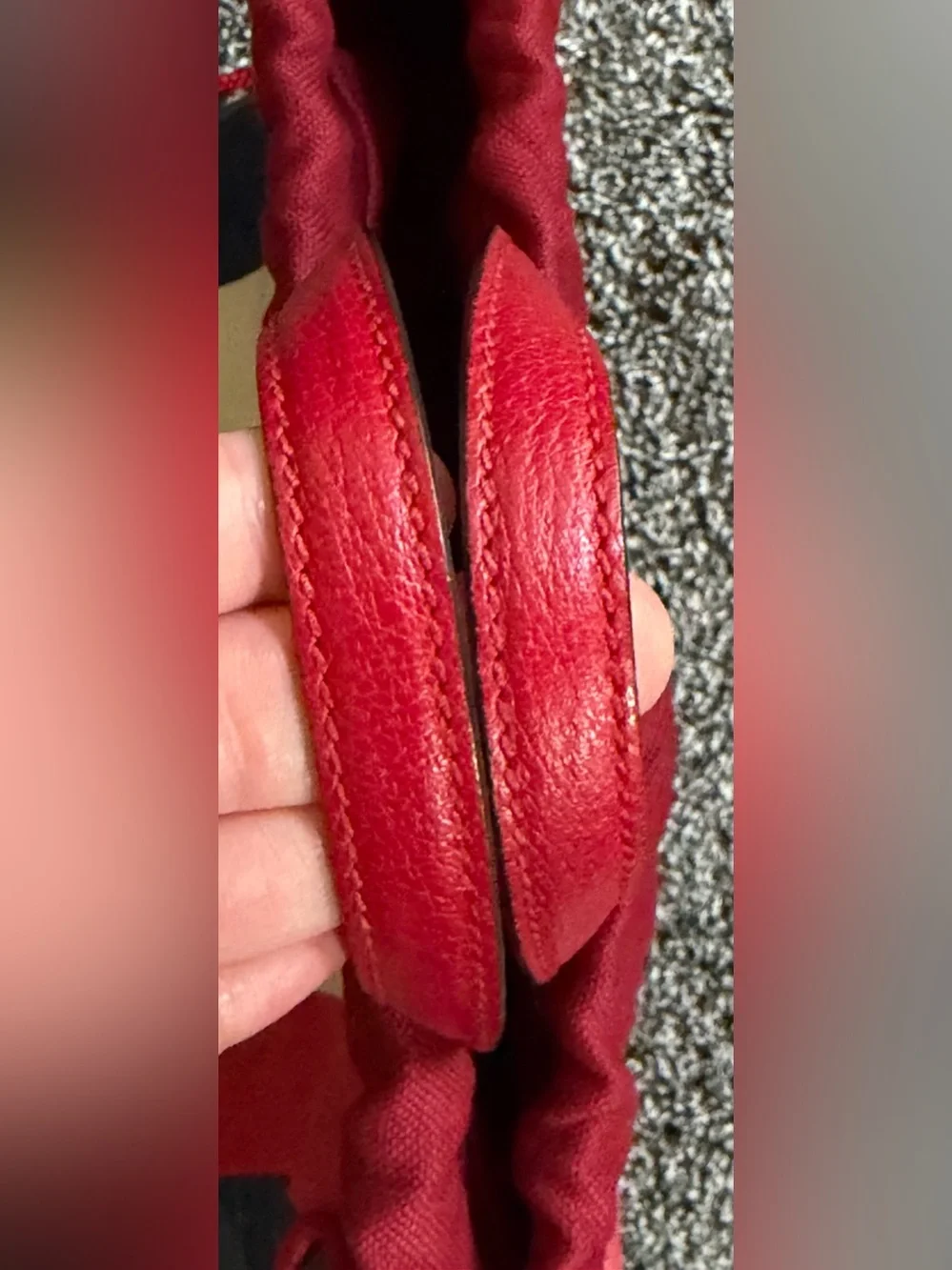 Gucci drawstring backpack with top handles